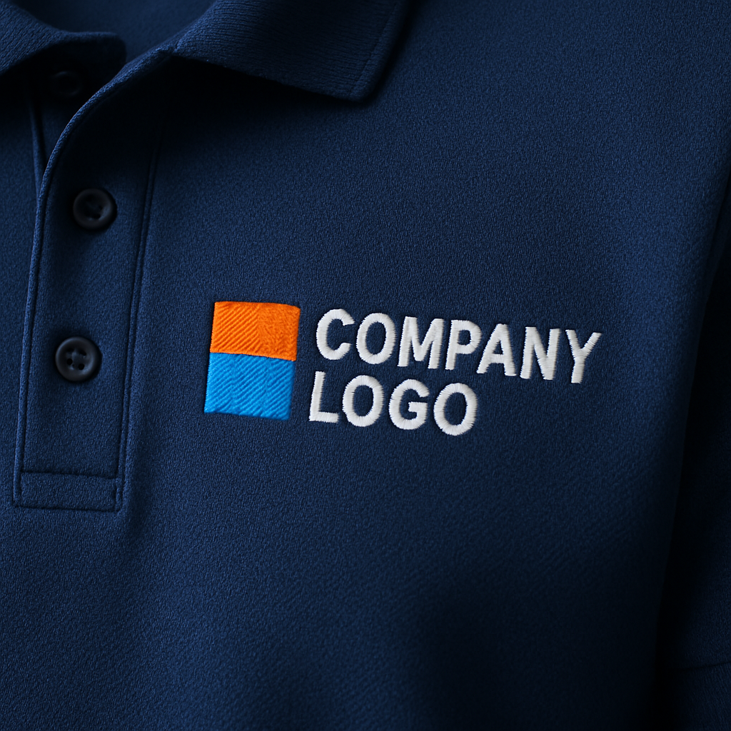 Polo professionnel brodé